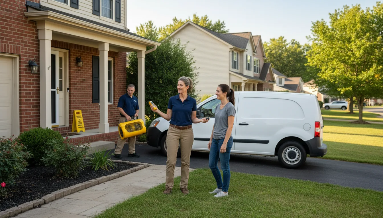 Water restoration image for Home Water Damage Repair in Clarksburg, IN